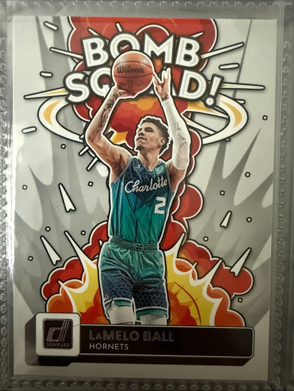 Russ Trading Card - Teal & White Charlotte Hornets LaMelo Ball